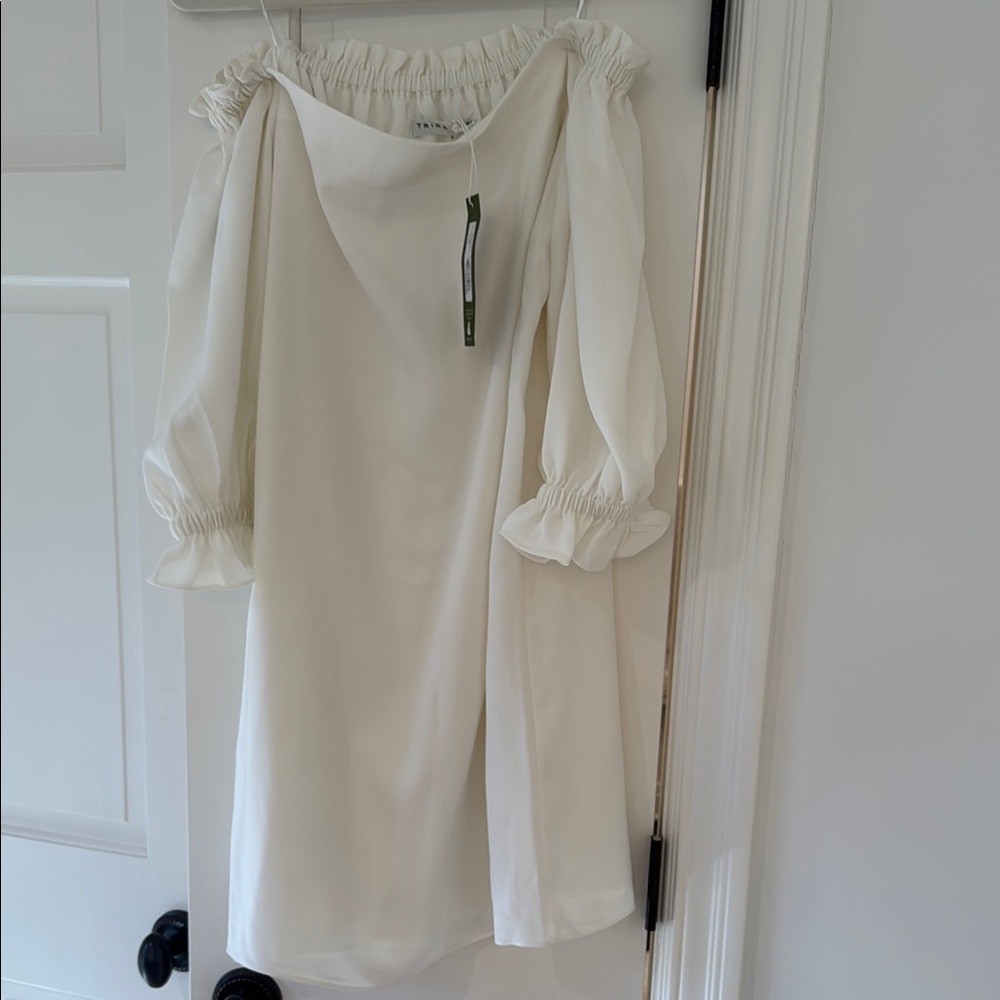 NWT Off-Shoulder White Dress